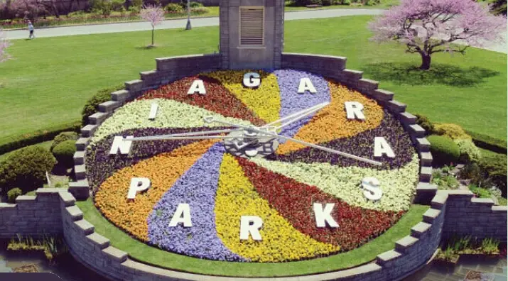 The Floral Clock in Niagara Falls